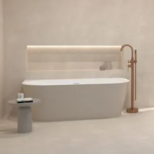 BAIGNOIRE MURALE OU ILOT AVEC DOUBLE PAROI - OTTOFOND - BOHEME - 170*80*58,5CM - BLANC